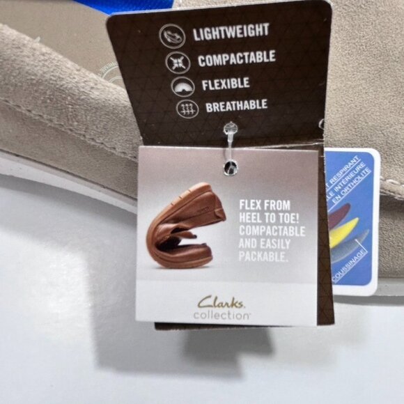 Clarks Flexway Daim‎ Sable Men's Loafers Shoes San Suede US 12W - No Box - Picture 12 of 12